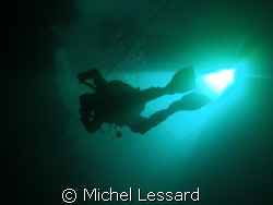 ICE DIVING COURSE , MY BODY AND INSTRUCTOR AT FLINTCOTE by Michel Lessard 